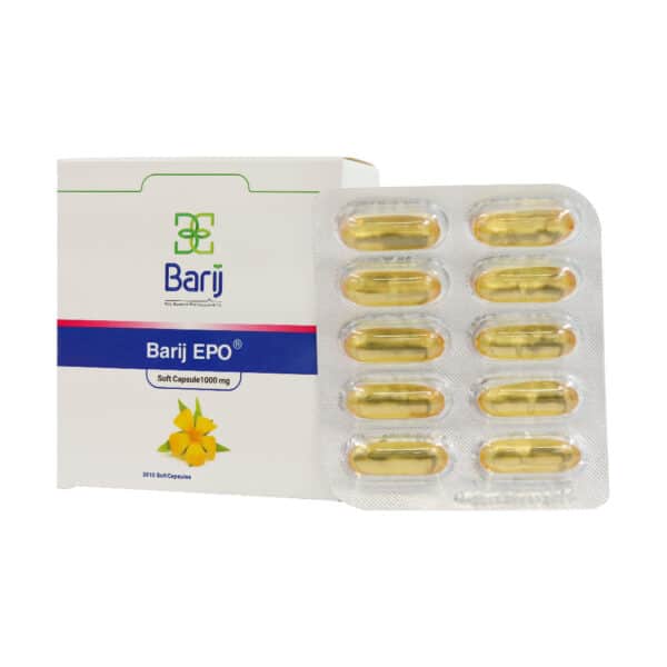 کپسول روغن گل مغربی ای پی اُ باریج اسانس 30 عدد