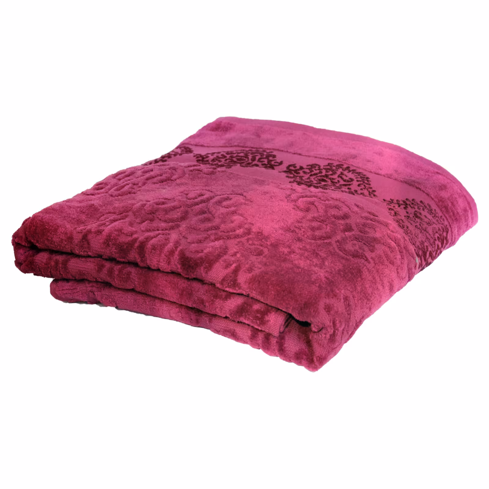 حوله حمام صبا تبریز مدل تاج ابریشم سایز 82 × 140 سانتی متر