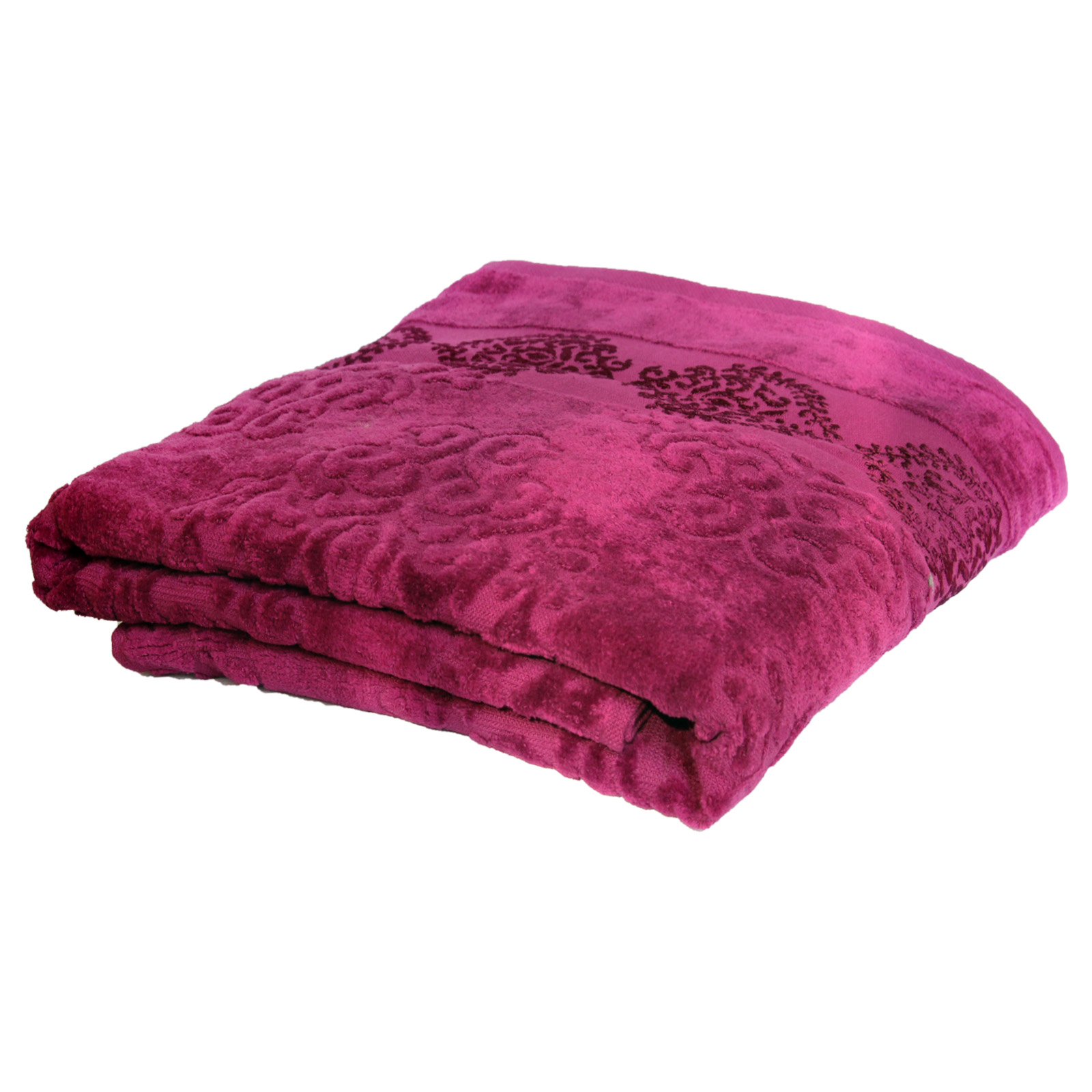 حوله حمام صبا تبریز مدل تاج ابریشم سایز 82 × 140 سانتی متر