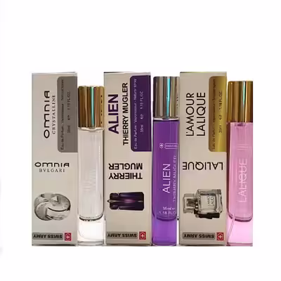 عطر جیبی زنانه سوئیس آرمی مدل اس 400 حجم 35 میلی لیتر مجموعه 3 عددی