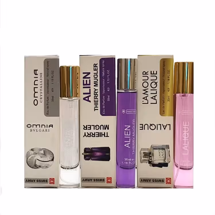 عطر جیبی زنانه سوئیس آرمی مدل اس 400 حجم 35 میلی لیتر مجموعه 3 عددی