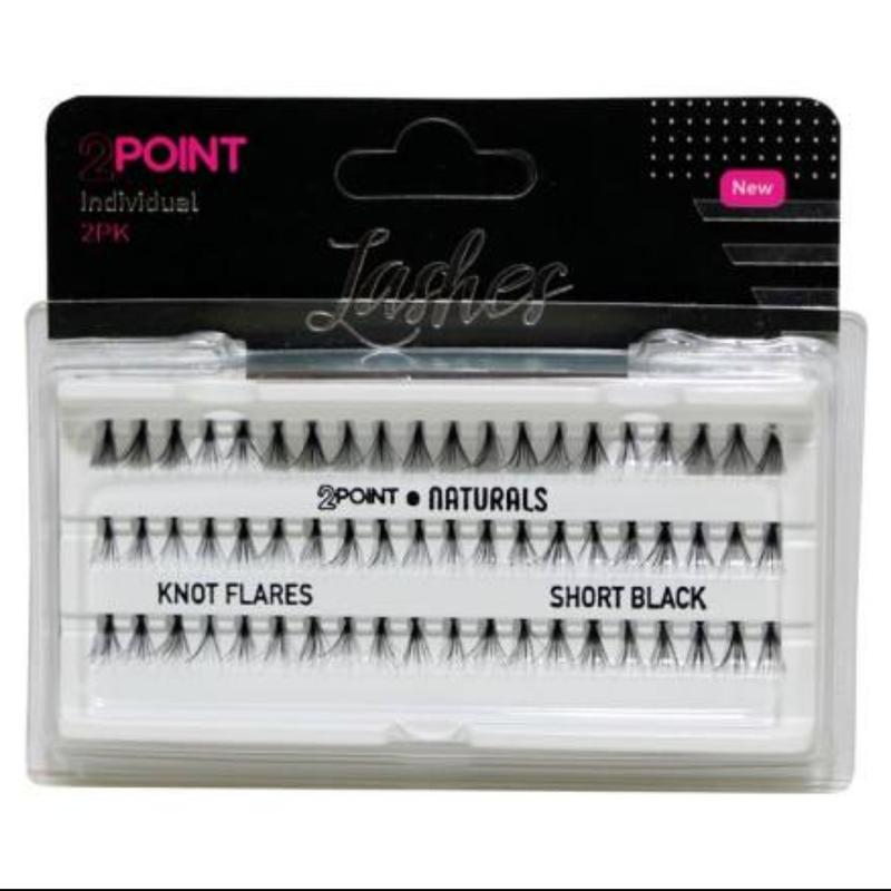 مژه مصنوعی 2پوینت مدل 2PKshort بسته 60 عددی