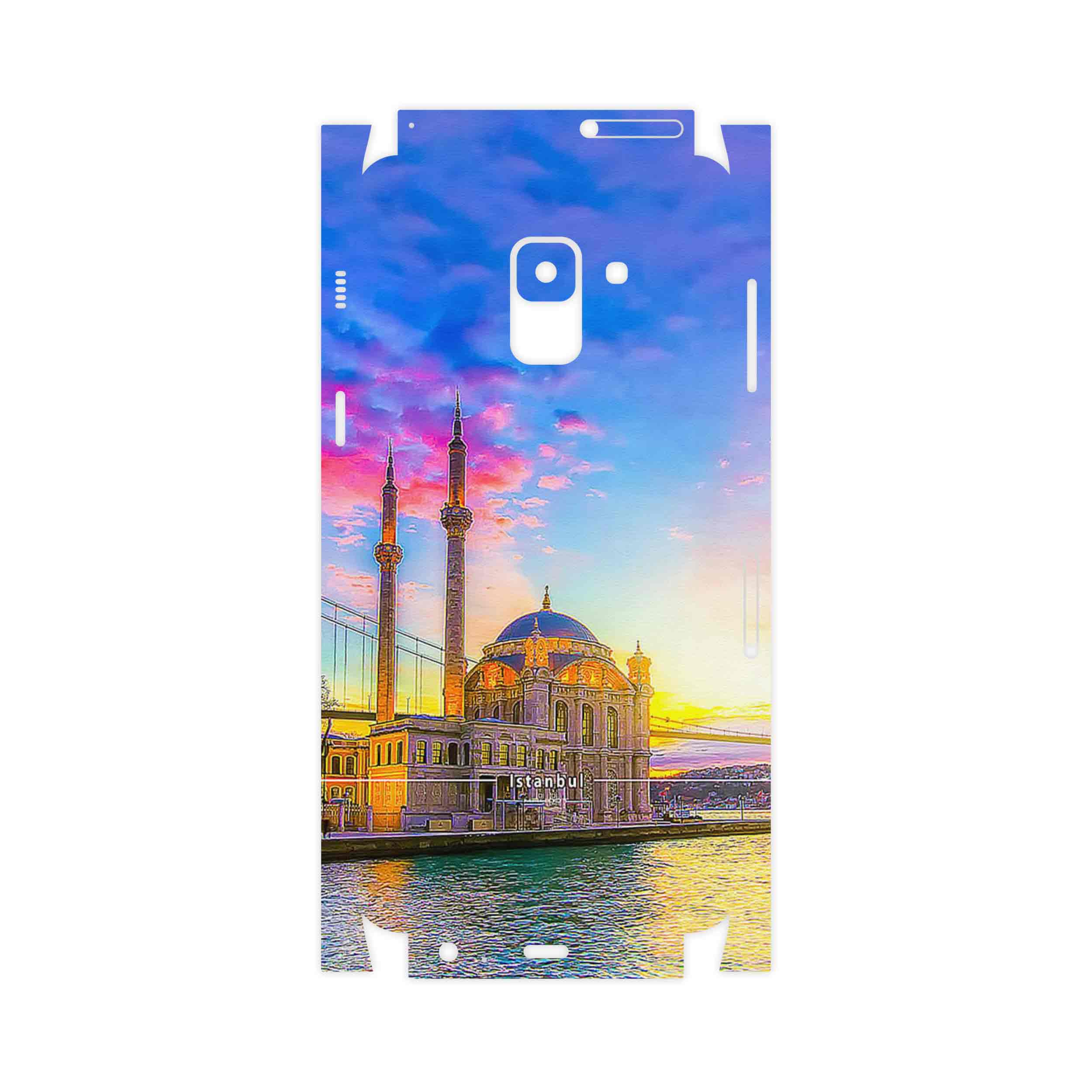برچسب پوششی ماهوت مدل City of Istanbul-FullSkin مناسب برای گوشی موبایل سامسونگ Galaxy A8 2018