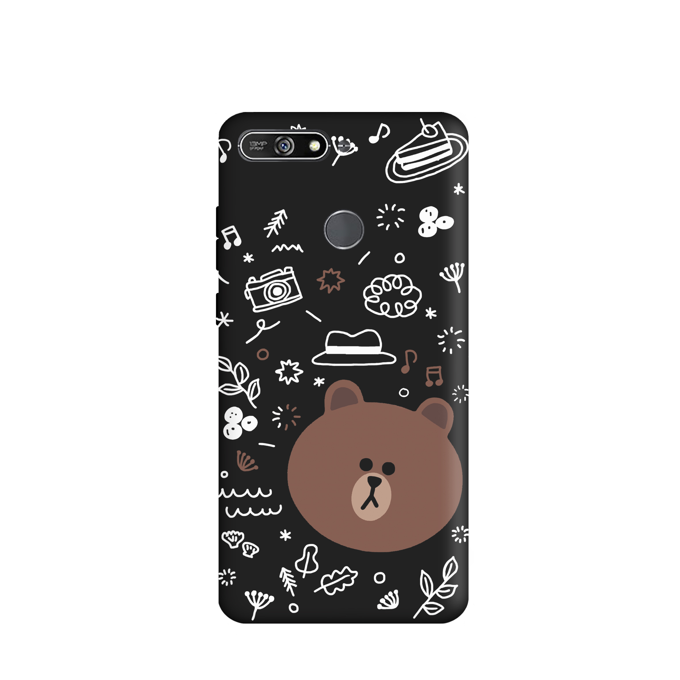 کاور طرح  خرس فانتزی لاین کد y9735 مناسب برای گوشی موبایل آنر  7A