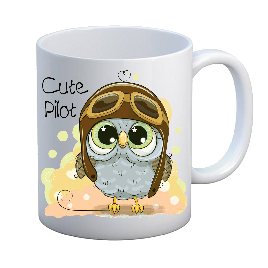 ماگ طرح جغد کد 12