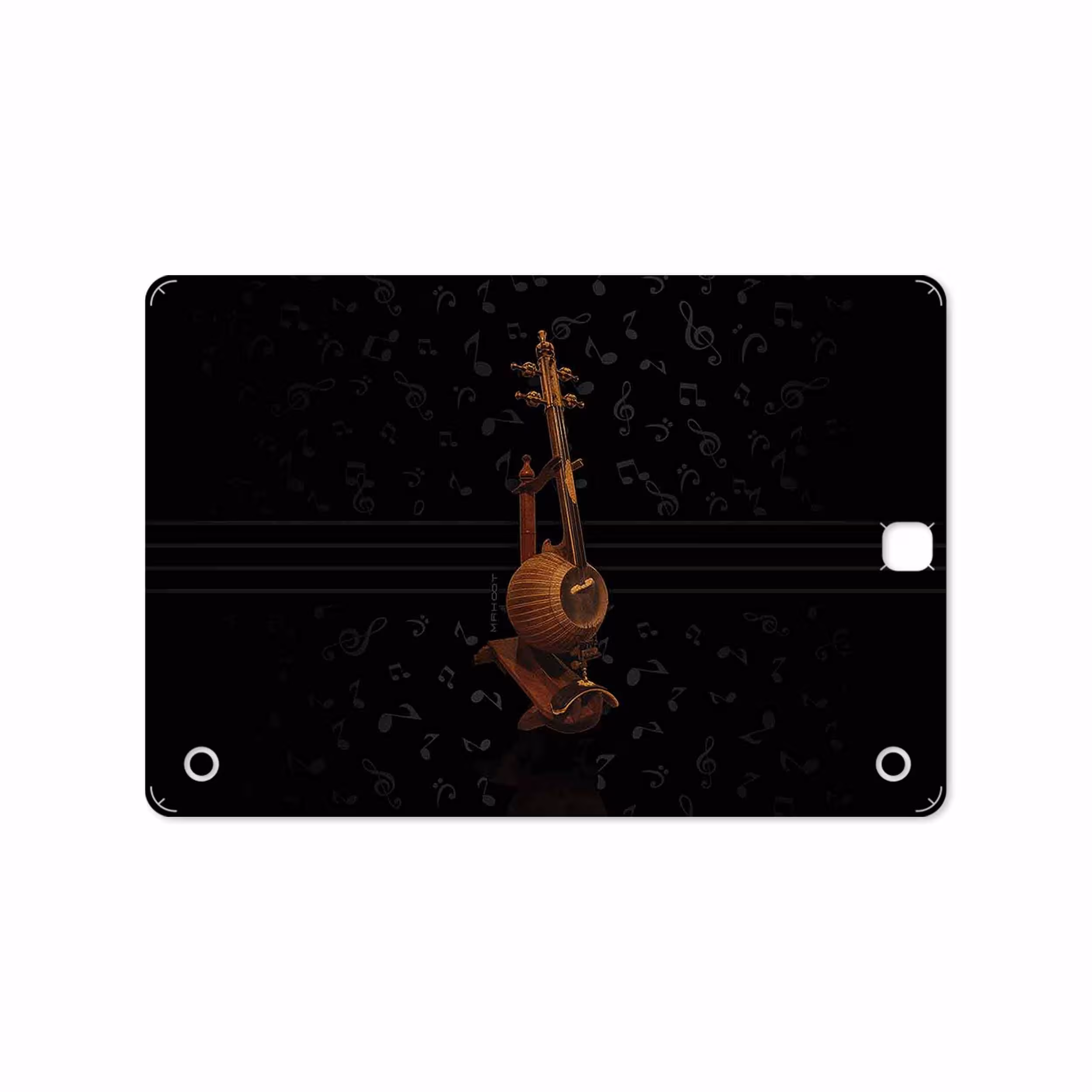 برچسب پوششی ماهوت مدل Persian Fiddle Instrument مناسب برای تبلت سامسونگ Galaxy Tab A 9.7 2015 T550