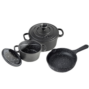 سرویس قابلمه چدن 5 پارچه کودک نالینو