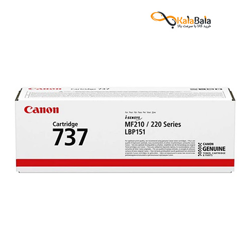 خرید تونر لیزری کانن مدل Canon 737 مشکی | قیمت و کیفیت عالی