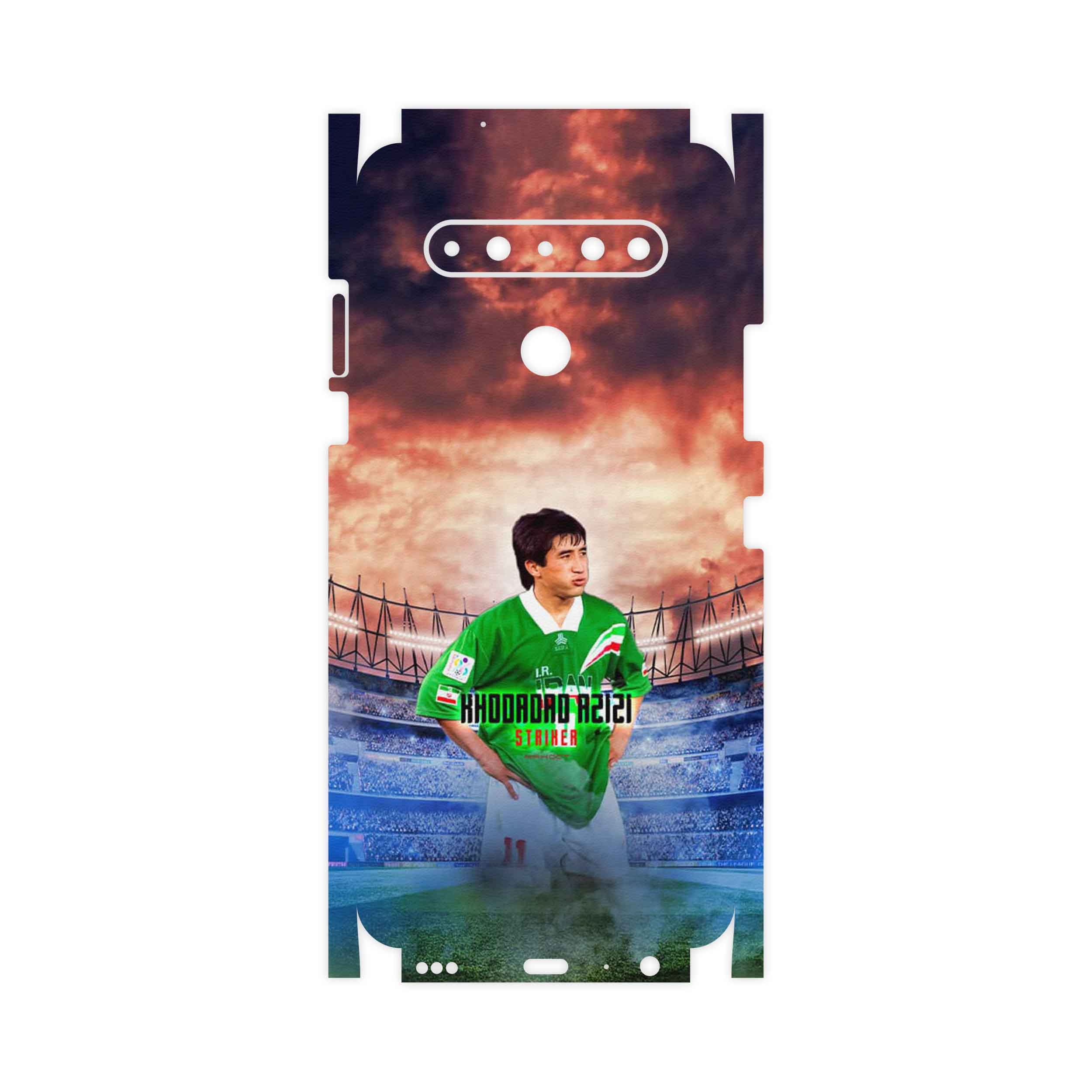 برچسب پوششی ماهوت مدل Khodadad Azizi-FullSkin مناسب برای گوشی موبایل ال جی K61