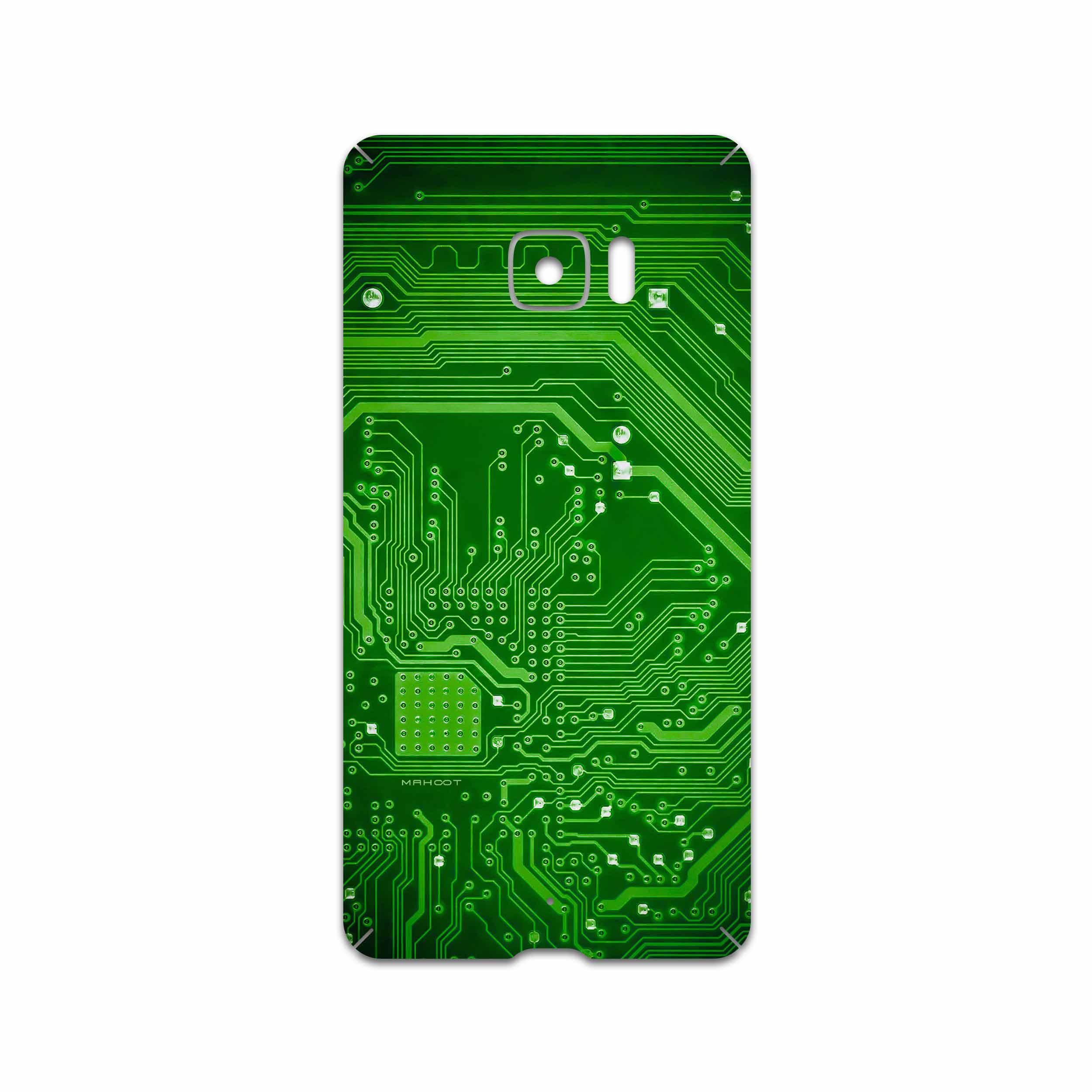 برچسب پوششی ماهوت مدل Green Printed Circuit Board مناسب برای گوشی موبایل اچ تی سی U Ultra