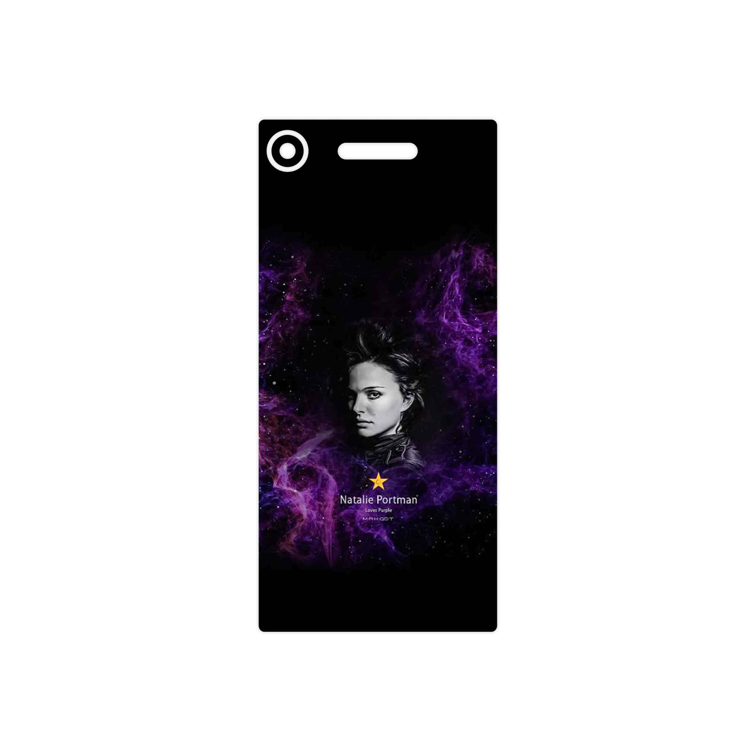 برچسب پوششی ماهوت مدل Natalie Portman مناسب برای گوشی موبایل سونی Xperia XZ1