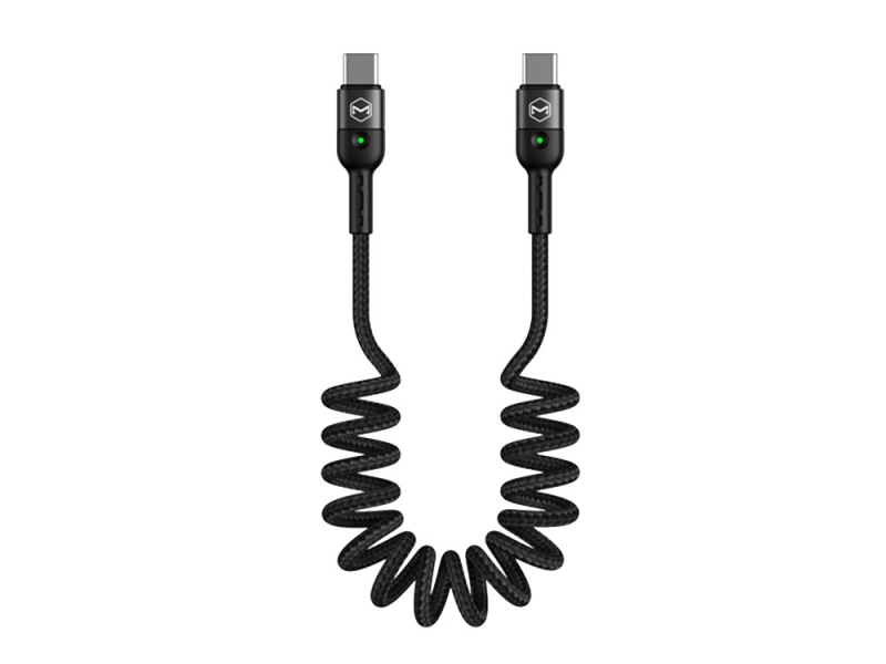 کابل شارژ و انتقال داده تایپ سی به تایپ سی مک دودو Mcdodo CA-786 Type-C Coiled Cable 1.8M