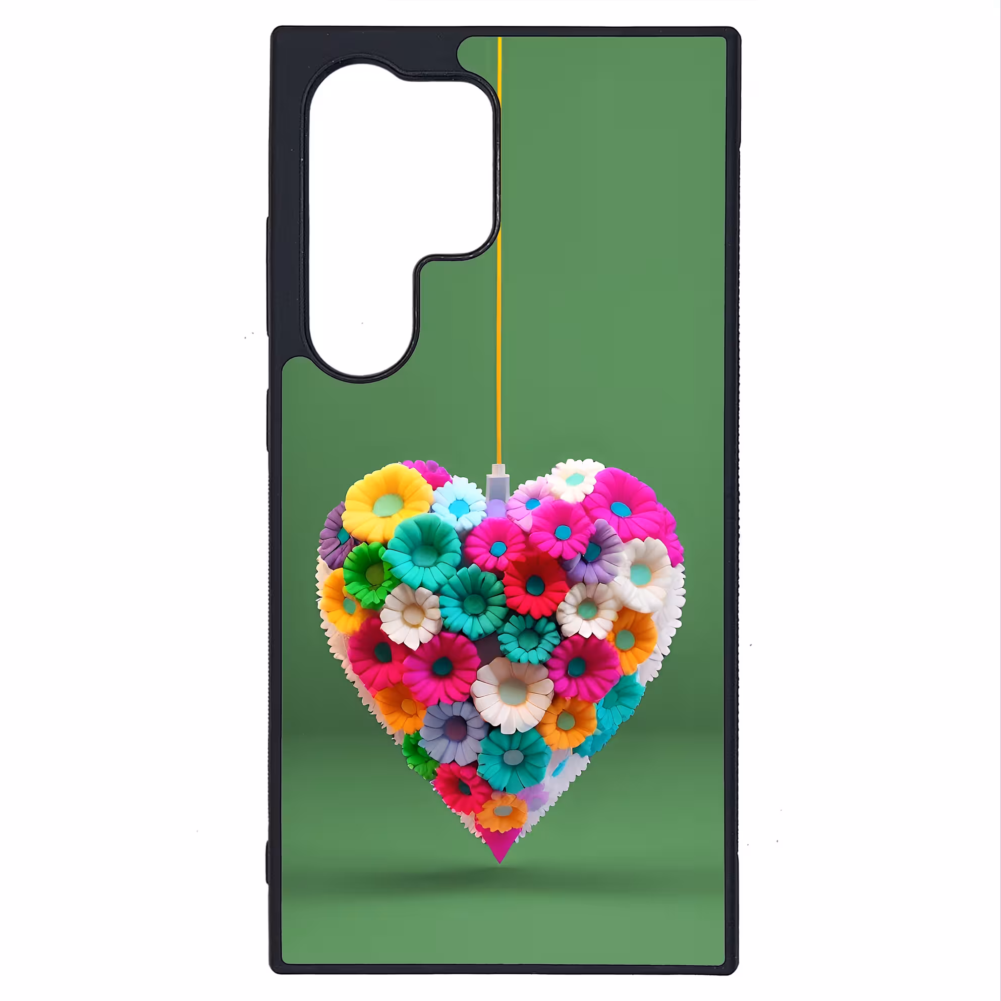 کاور طرح قلبی کد G-146 مناسب برای گوشی موبایل سامسونگ Galaxy S24 Ultra | دیجی قاب دونی