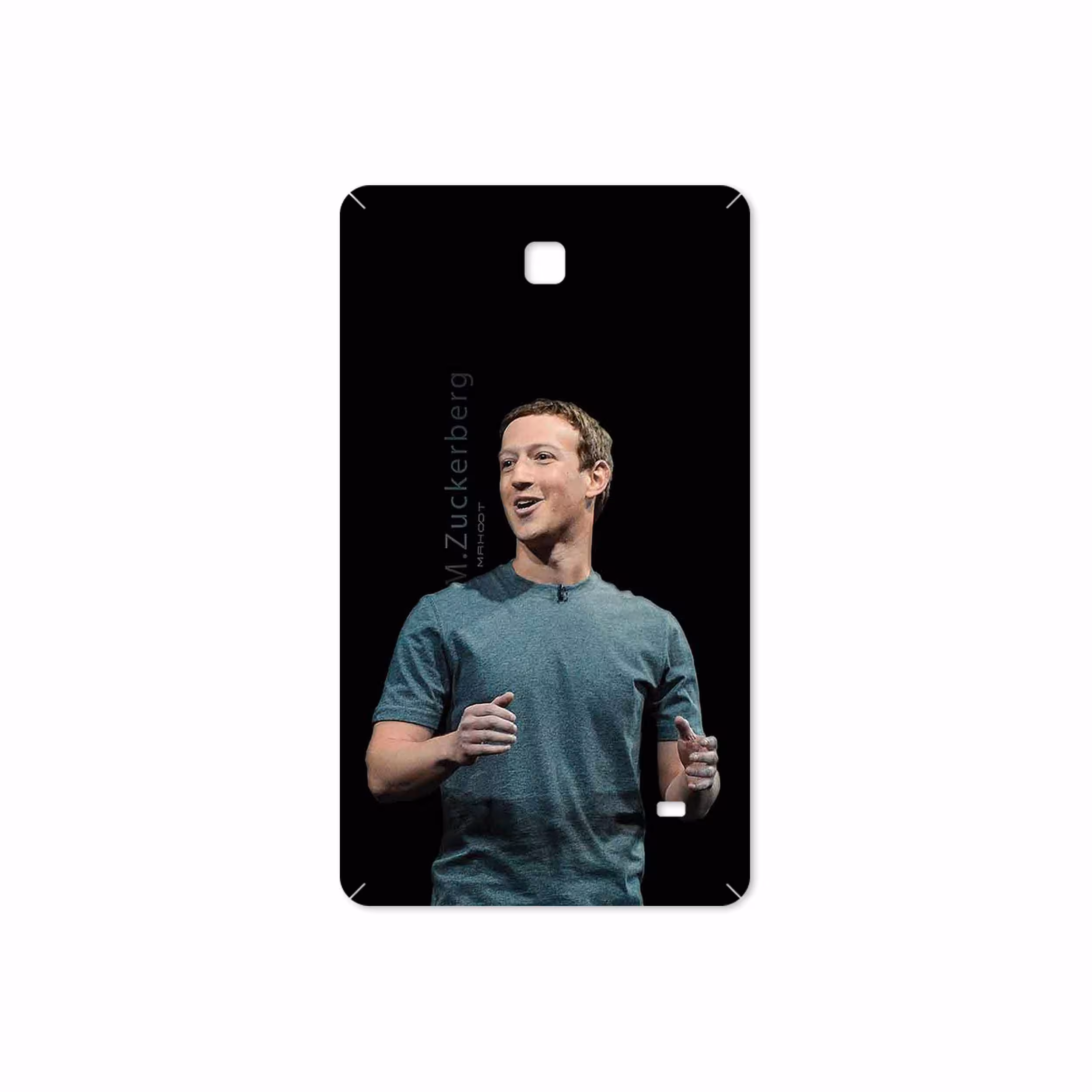 برچسب پوششی ماهوت مدل Mark Zuckerberg مناسب برای تبلت سامسونگ Galaxy Tab 4 7.0 2014 T230