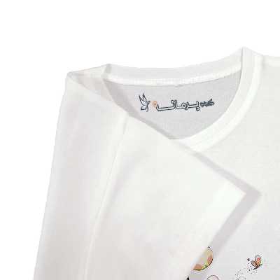 تی شرت بچگانه پرمانه طرح زرافه بامزه کد pmt.5641