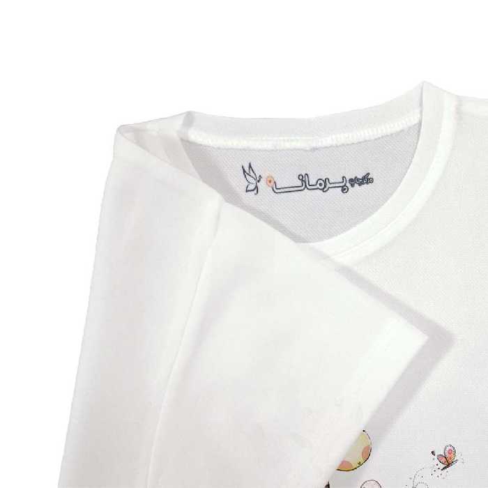 تی شرت بچگانه پرمانه طرح زرافه بامزه کد pmt.5641