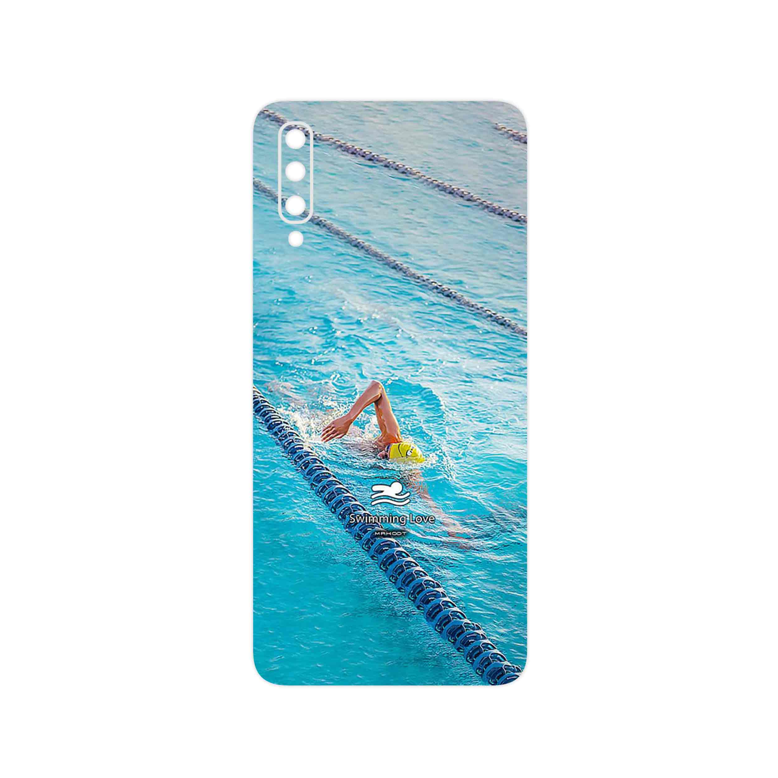 برچسب پوششی ماهوت مدل Swimming مناسب برای گوشی موبایل سامسونگ Galaxy A70