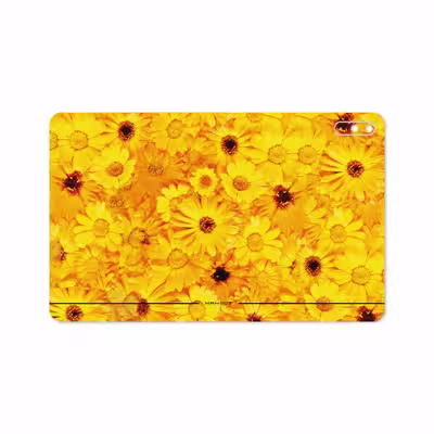 برچسب پوششی ماهوت مدل Yellow-Flower مناسب برای تبلت هوآوی Matepad 10.4 2020 BAH3-L09