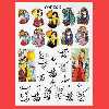 استیکر طراحی ناخن مدل عید نوروز کد 217