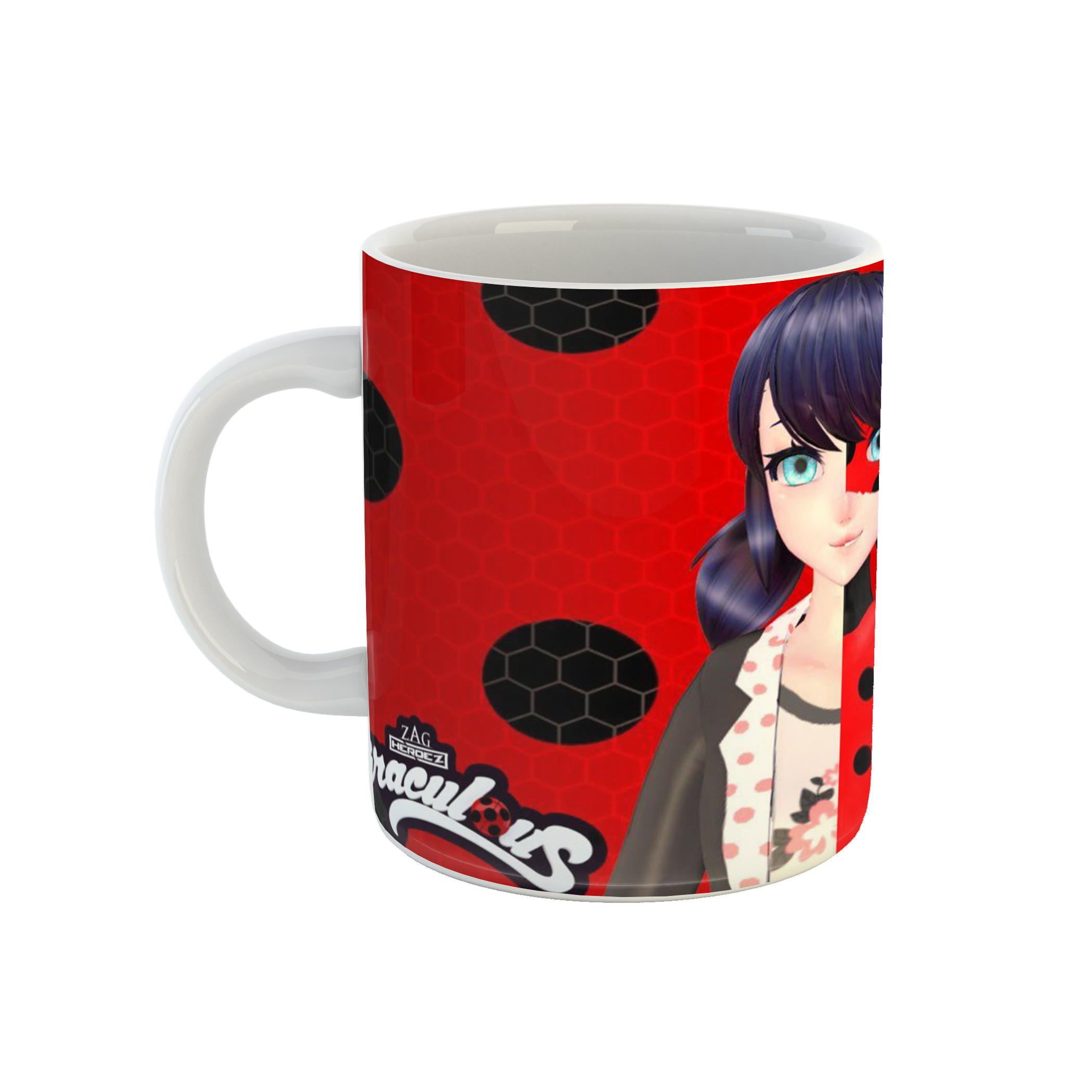 ماگ طرح دختر کفشدوزکی