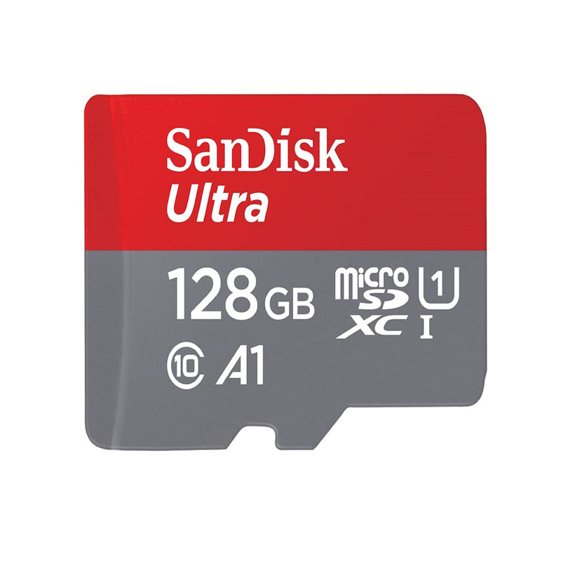 کارت حافظه microSDXC سن دیسک مدل Ultra A1 کلاس 10 استاندارد UHS-I سرعت 140MBps ظرفیت 128 گیگابایت | کالا مکس