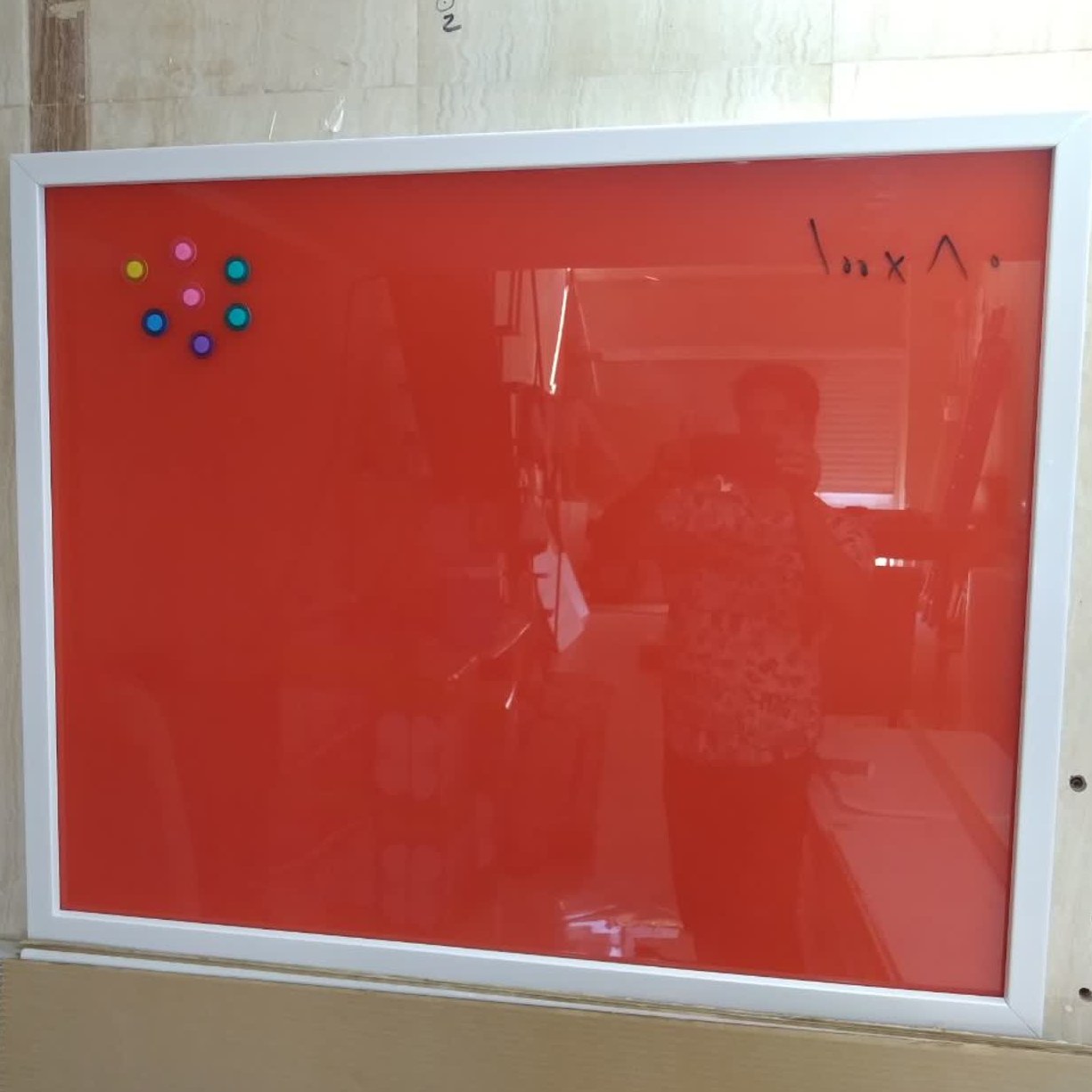 تخته وایت برد  شیشه ای   مغناطیسی 