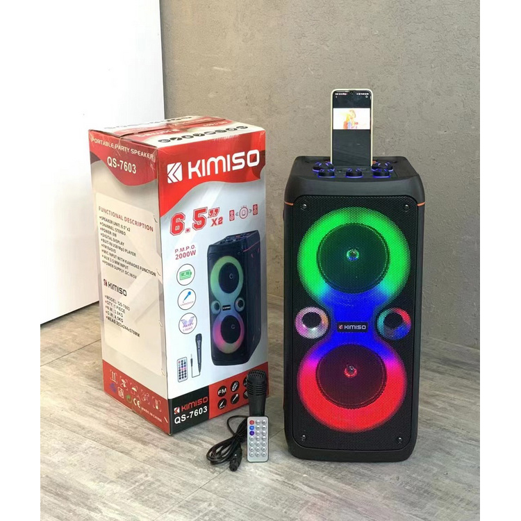 اسپیکر چمدانی KIMISO QS-7603 - یاسین کامپیوتر