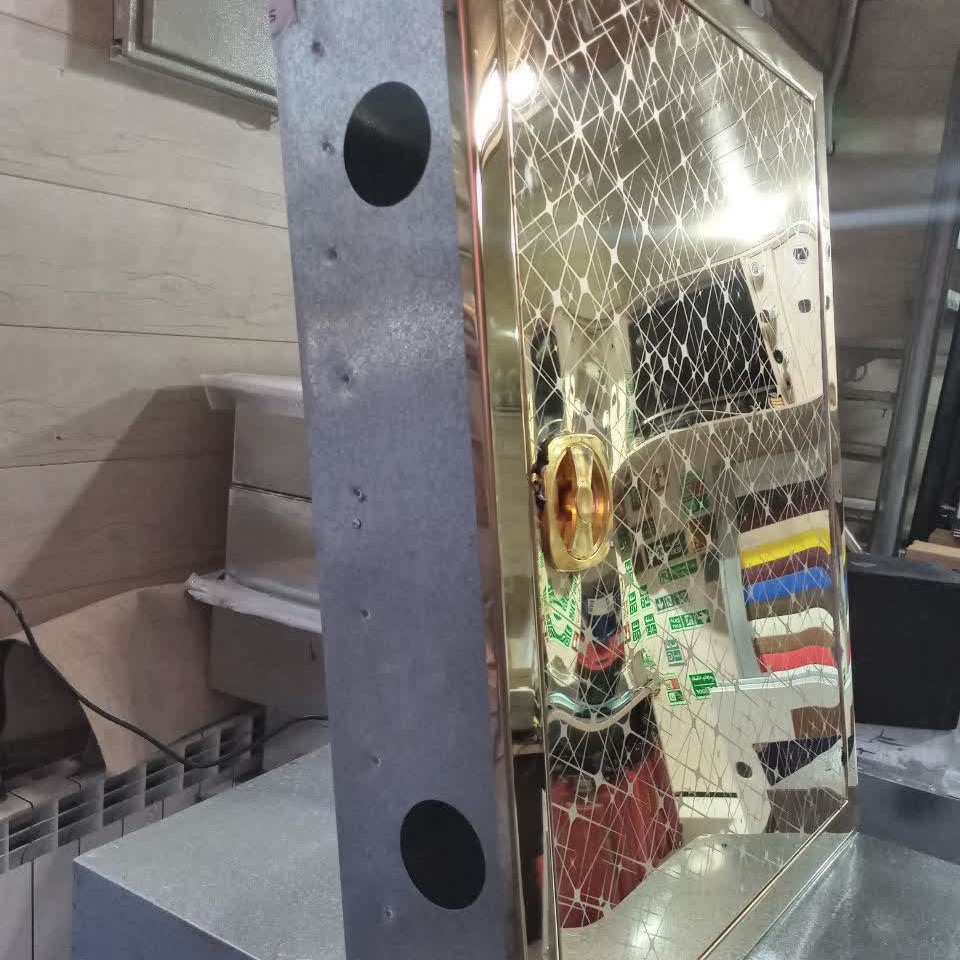 جعبه اف ارسال ابعاد استاندارد استیل ستاره ای طلایی استیل درختی طلایی ارسال با اتوبوس و باربری کابین ورق گالوانیزه ضد زنگ