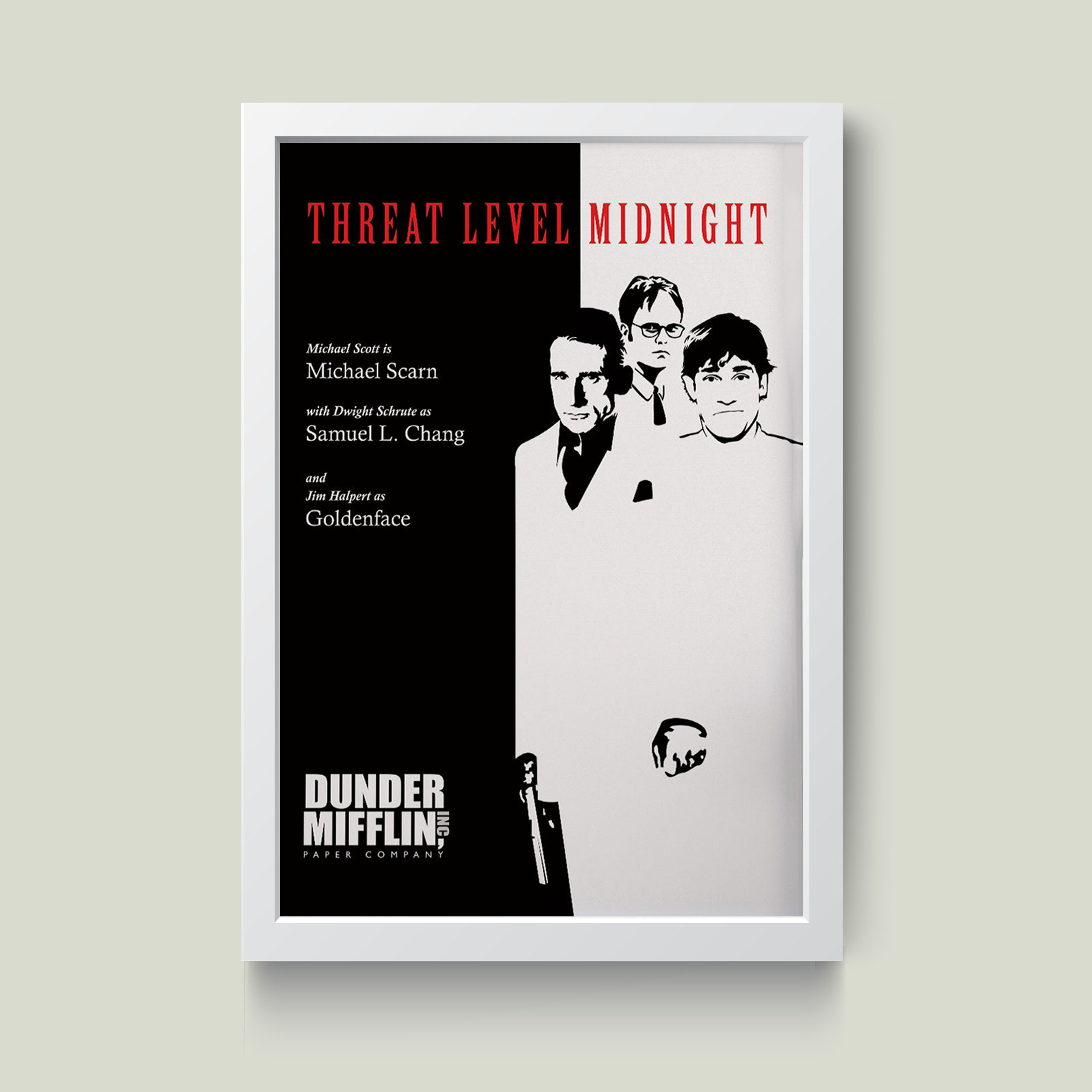 تابلو مدل Dunder Mifflin کدm2609-w