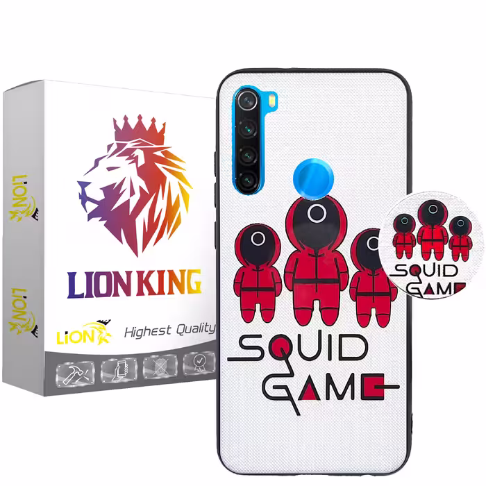 کاور لاین کینگ مدل SG مناسب برای گوشی موبایل شیایومی Redmi Note 8 به همراه پایه نگهدارنده