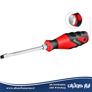 پیچ‌گوشتی تکی دسته TPR ضربه‌خور 150×8 دوسو Ronix مدل RH-2987