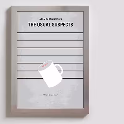 تابلو مدل usual suspects