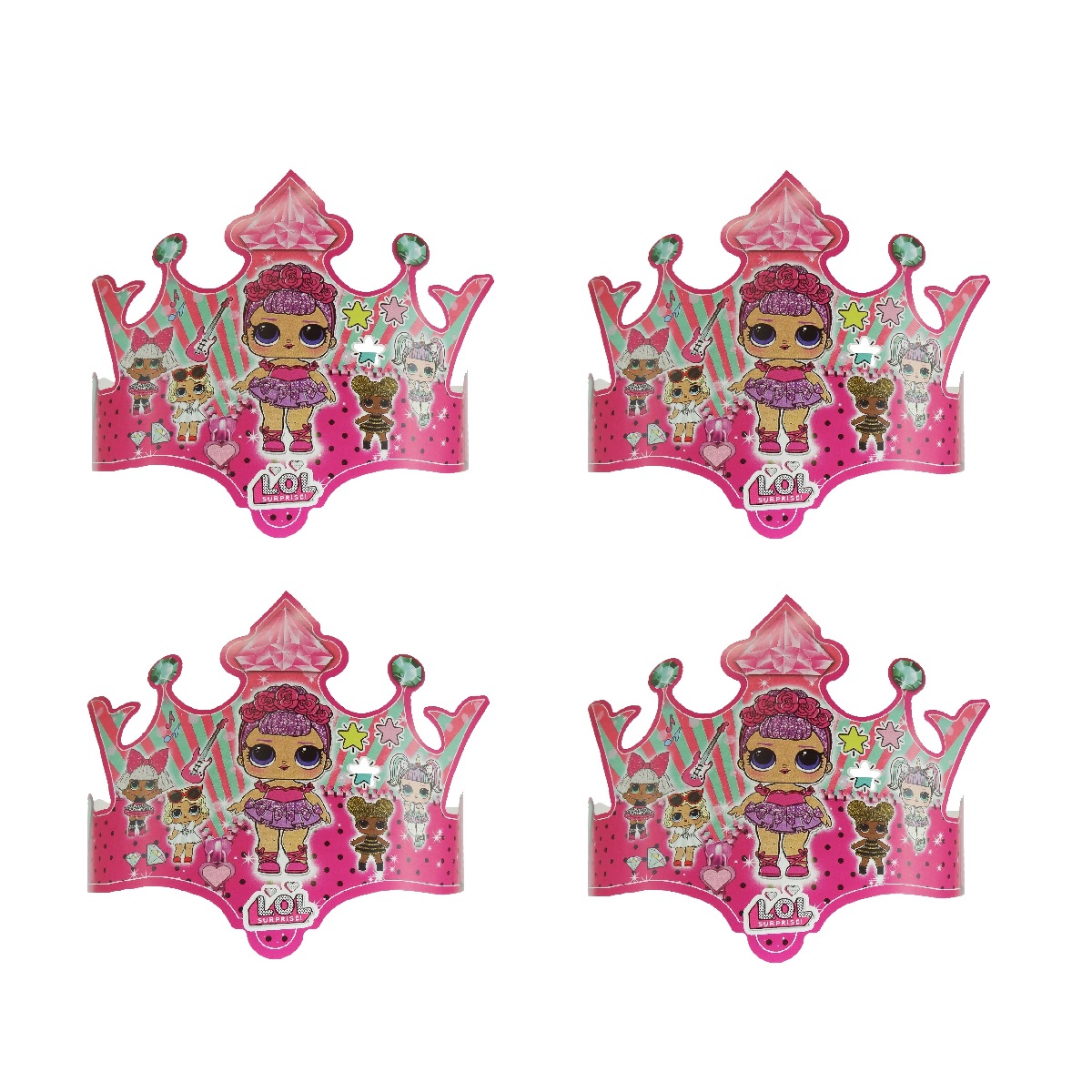 تاج تولد مستر تم طرح ال او ال بسته 4 عددی