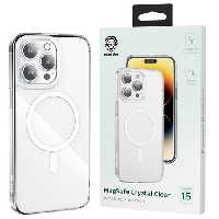 قاب مگ سیف برند Green Lion مدل MagSafe Crystal Clear مناسب برای Apple iPhone 15 Pro