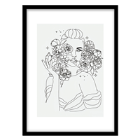 قیمت و خرید تابلو دکوراتیو مدل نقاشی لاین‌آرت کد 0449