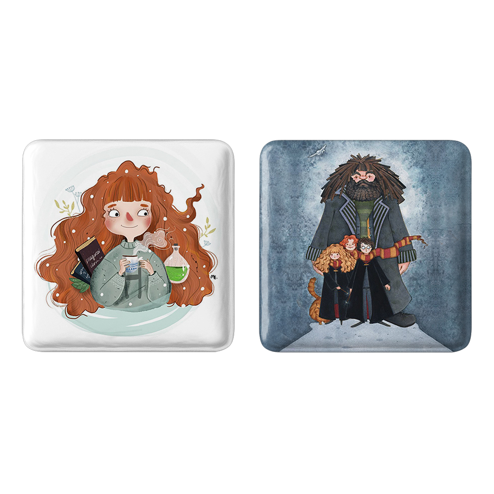 پیکسل خندالو مدل هرمیون و هاگرید هری پاتر کد 55635568 مجموعه 2 عددی