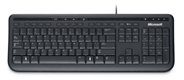 Microsoft wired keyboard 600