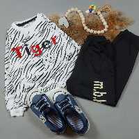  ست بلوز شلوار  اسپورت tiger خط خطی ببر
پنبه اسپان عالی 
