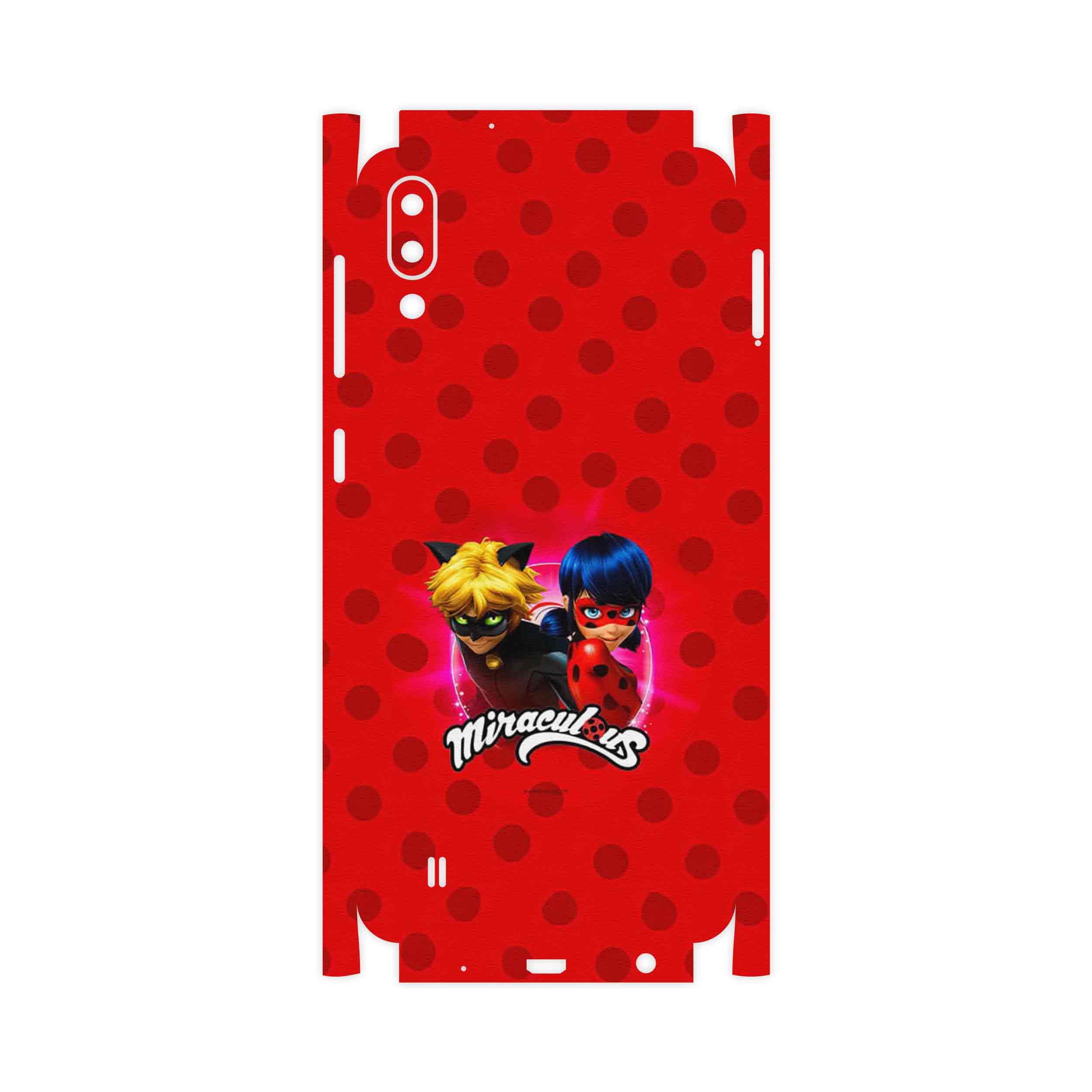 برچسب پوششی ماهوت مدل Ladybug and Cat Noir-FullSkin مناسب برای گوشی موبایل سامسونگ Galaxy M10