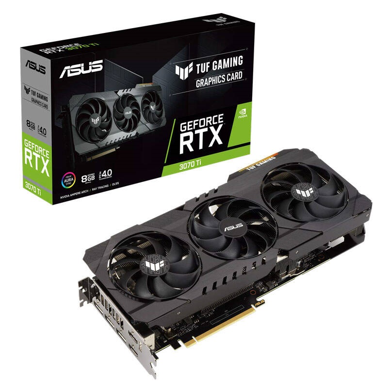 کارت گرافیک ASUS TUF GeForce RTX3070Ti OC 8GB GDDR6X 256Bit
