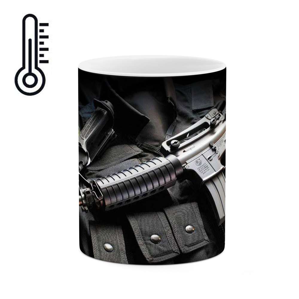 ماگ حرارتی طرح تفنگ M16 مدل mgph15694