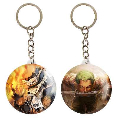 جاکلیدی خندالو مدل زورو و سابو انیمه وان پیس کد 1723317230 مجموعه 2 عددی