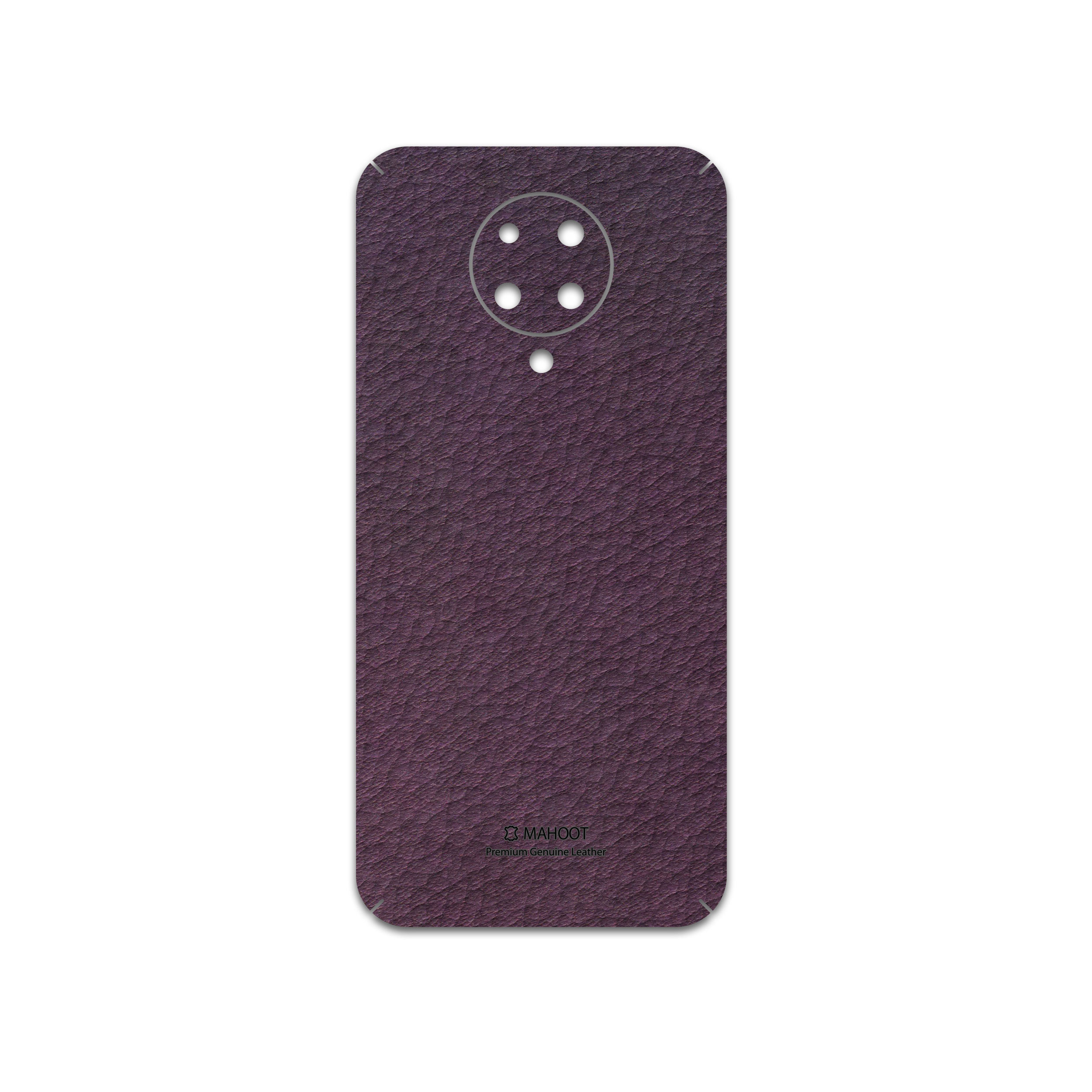 برچسب پوششی ماهوت مدل Purple-Leather مناسب برای گوشی موبایل شیائومی Poco F2 Pro