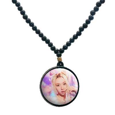 گردنبند پرمانه طرح تو ایس کد pmd.19522 مدل دو طرفه