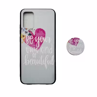کاور مدل a03s مناسب برای گوشی موبایل سامسونگ Galaxy A03S / A02S / M02S به همراه پاپ سوکت