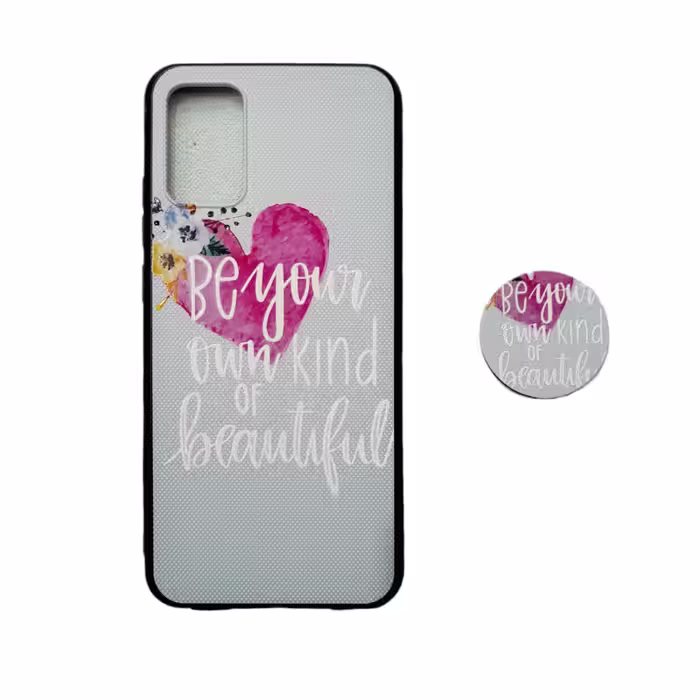 کاور مدل a03s مناسب برای گوشی موبایل سامسونگ Galaxy A03S / A02S / M02S به همراه پاپ سوکت