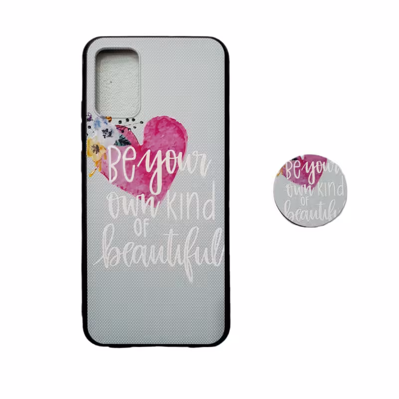کاور مدل a03s مناسب برای گوشی موبایل سامسونگ Galaxy A03S / A02S / M02S به همراه پاپ سوکت