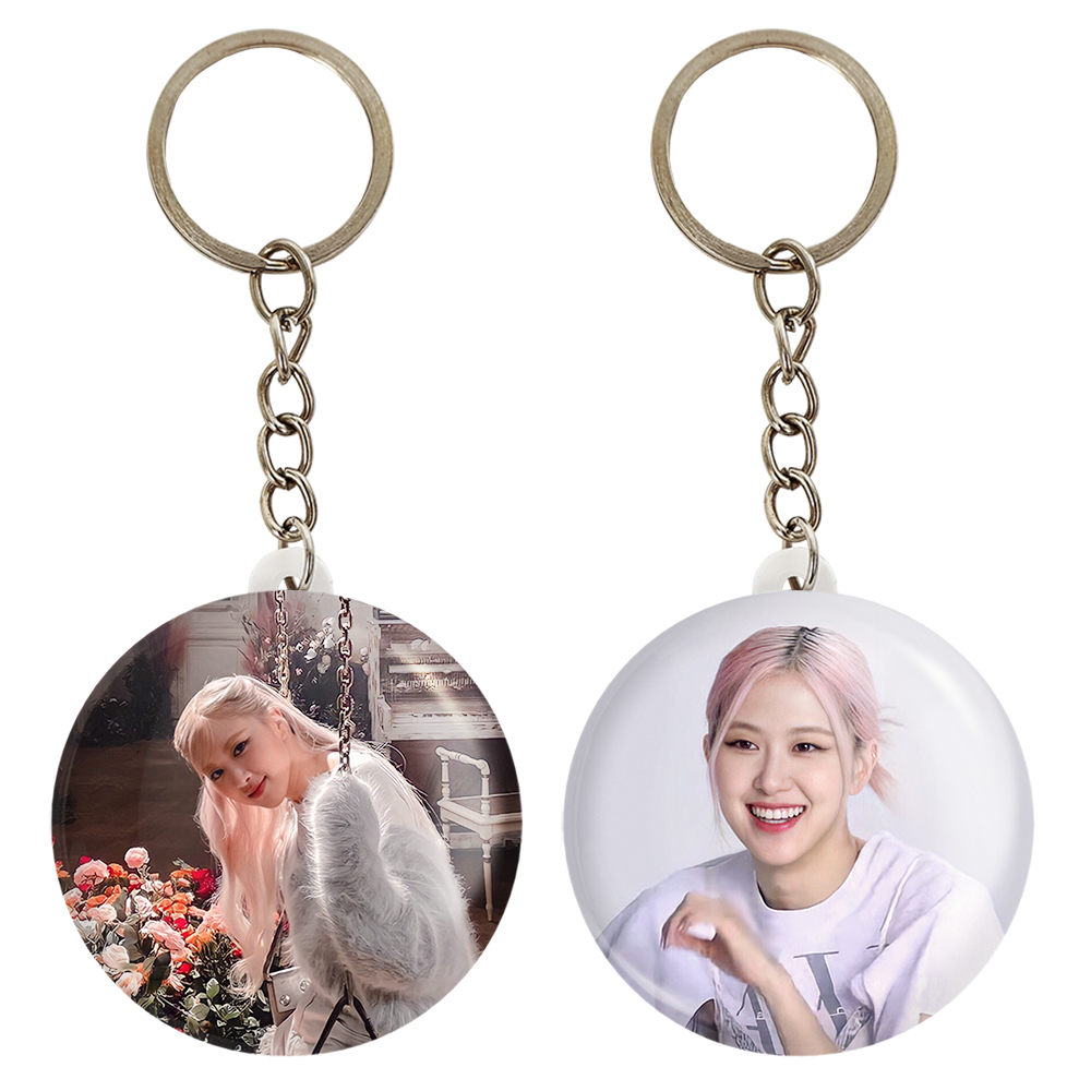 جاکلیدی خندالو مدل رزی بلک پینک کد 36723673 مجموعه 2 عددی