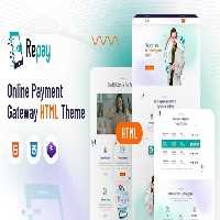 دانلود Repay ریپی قالب اچ تی ام ال درگاه پرداخت
