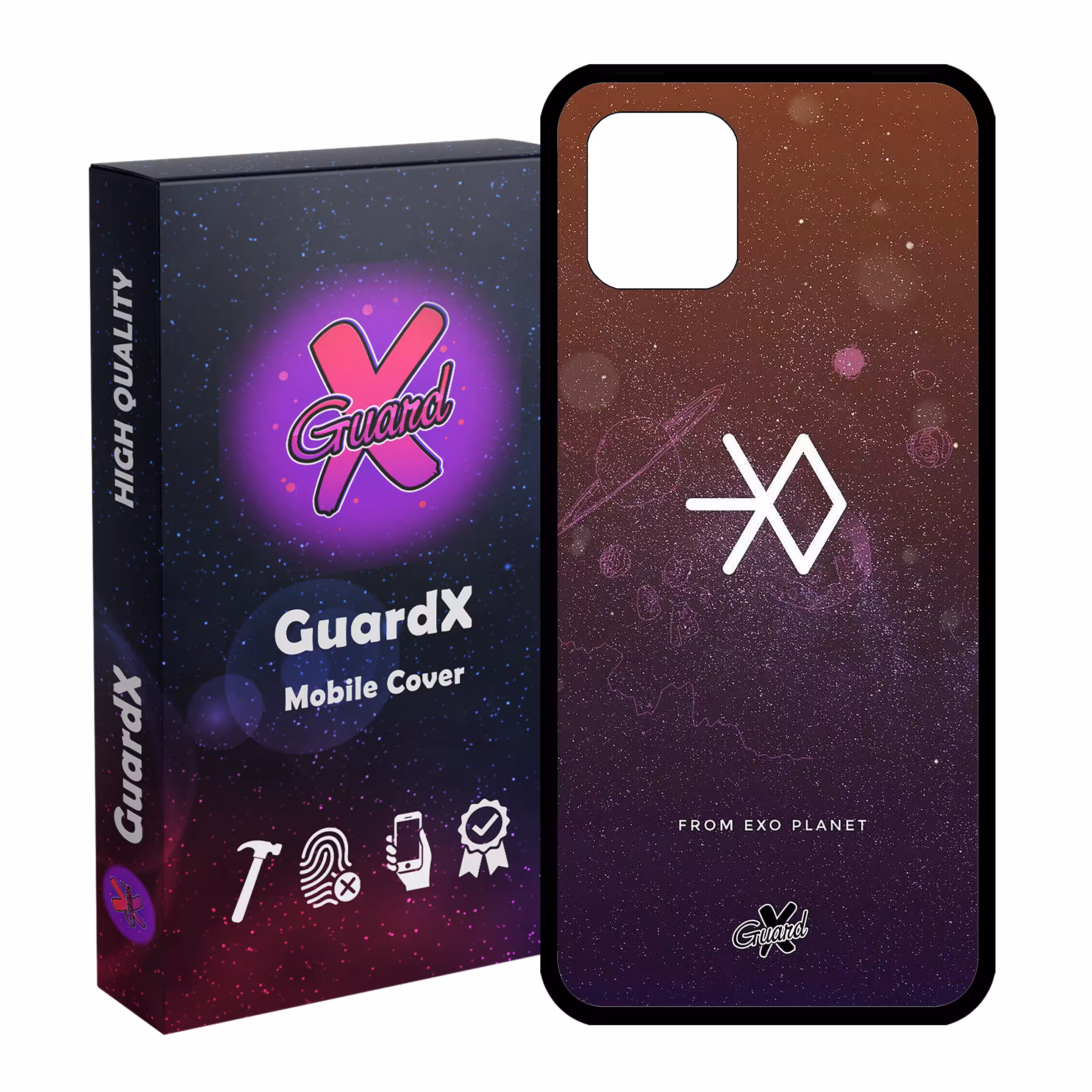 کاور گارد ایکس طرح Exo مدل Glass10021 مناسب برای گوشی موبایل سامسونگ Galaxy Note 10 Lite